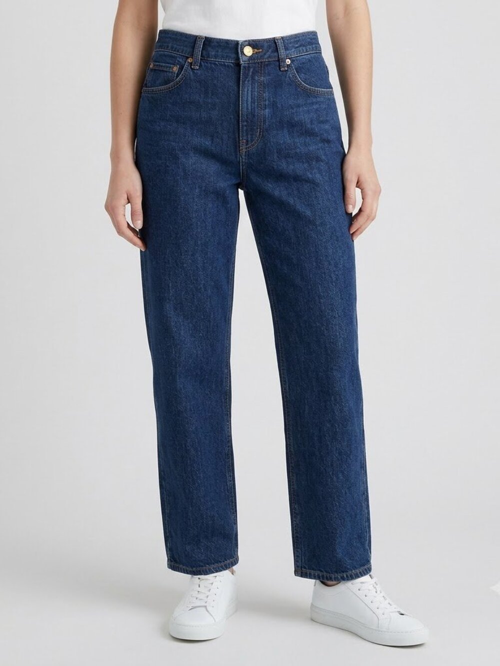 J. Crew Dark Blue Relaxed Straight Jeans size 29